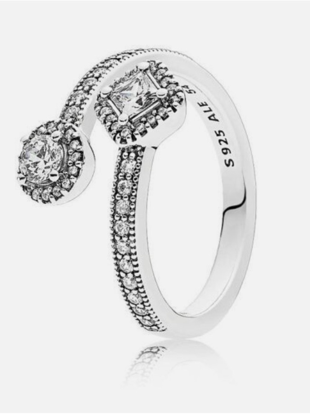 Pandora Silver Stackable Ring Set - Picture 3 of 5